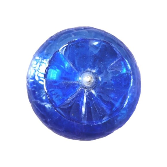 Glassworks Colorado Liquid Candle Cobalt Blue Art Glass Rare Handblown Oil Lamp - Picture 2 of 12